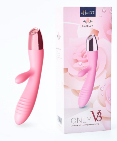 Стильный вибратор с клиторальным отростком V3